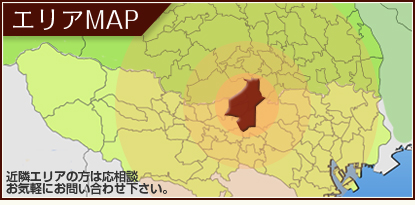 ひばりヶ丘を中心に、埼玉県新座市、東京都西東京市、東久留米市、清瀬市